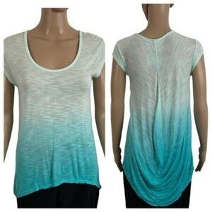 YOUNG Fabulous & Broke Ombré short sleeve 100% Rayon tunic t-shirt size XS